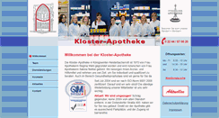 Desktop Screenshot of klosterapotheke.net